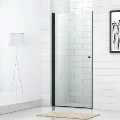 Душевая дверь в нишу Cezares Eco ECO-O-B-1-70-C-NERO прозрачное стекло, черный - купить в Москве по низкой цене в интернет-магазине с доставкой по всей России | HITsant Душевая дверь в нишу Cezares Eco ECO-O-B-1-70-C-NERO прозрачное стекло, черный