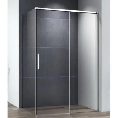 Душевой уголок Cezares Duet Soft DUET SOFT-M-AH-1-120/80-C-Cr прозрачное стекло/ профиль хром - купить в Москве по низкой цене в интернет-магазине с доставкой по всей России | HITsant Душевой уголок Cezares Duet Soft DUET SOFT-M-AH-1-120/80-C-Cr прозрачное стекло/ профиль хром