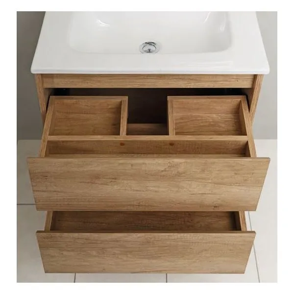 Мебель для ванной BelBagno Kraft KRAFT-800-2C-SO-RT 80 rovere tabacco