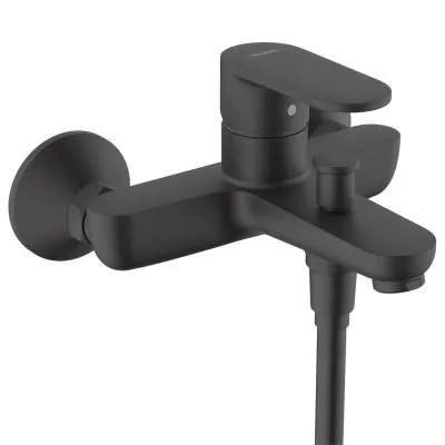 Смеситель Hansgrohe Vernis Blend 71440670 для ванны с душем, черный - купить в Москве по низкой цене в интернет-магазине с доставкой по всей России | HITsant Смеситель Hansgrohe Vernis Blend 71440670 для ванны с душем, черный