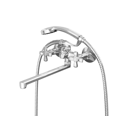 Смеситель для ванны с длинным поворотным изливом RUSH Bianki (BI7650-51)