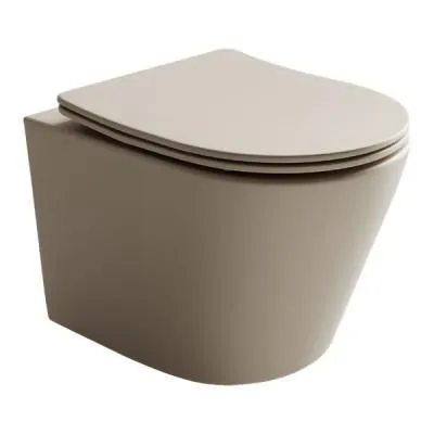 Унитаз подвесной Ceramica Nova Balearica CN6000MC капучино матовый