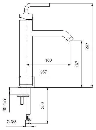 Смеситель Jacob Delafon Purist E14404-4A-CP для раковины - купить в Москве по низкой цене в интернет-магазине с доставкой по всей России | HITsant Смеситель Jacob Delafon Purist E14404-4A-CP для раковины