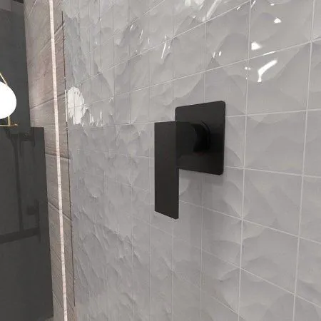 Смеситель для душа Paini Grazia встраиваемый, PVD матовый черный 21KVPZLB69DC0