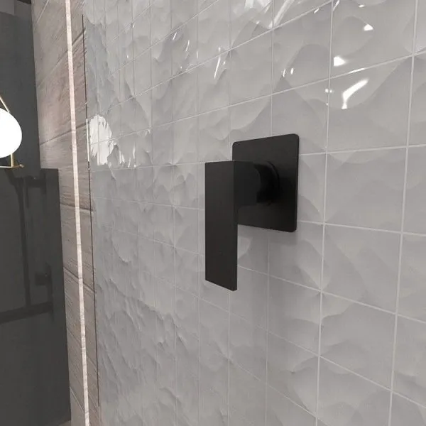 Смеситель для душа Paini Grazia встраиваемый, PVD матовый черный 21KVPZLB69DC0