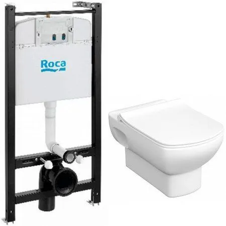 Комплект Roca Dama Senso 893104680 унитаз подвесной + инсталляция