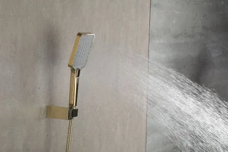 Смеситель для ванны Gappo G3207-3, однорычажный, золото