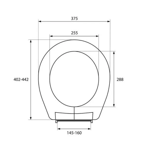 Сиденье для унитаза Milardo PP Seat Cover полипропилен (010PP00M31)