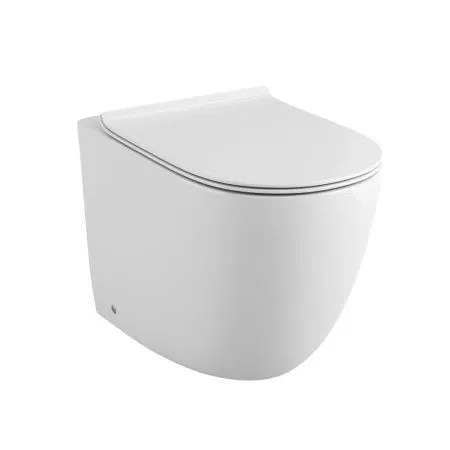 Унитаз подвесной Grossman GR-PR4411S безободковый, с тонкой крышкой-сидением