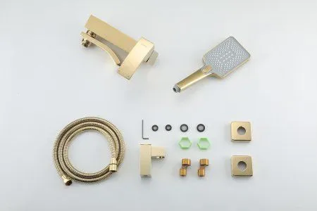 Смеситель для ванны Gappo G3207-3, однорычажный, золото