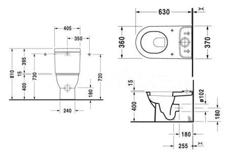 Крышка-сиденье Duravit Darling New 0069890000 с микролифтом