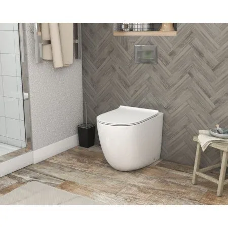 Унитаз подвесной Grossman GR-PR4411S безободковый, с тонкой крышкой-сидением