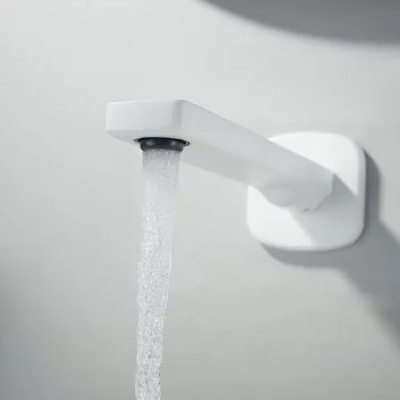 Смеситель для раковины однорычажный встроенный Shevanik S9941C, Белый