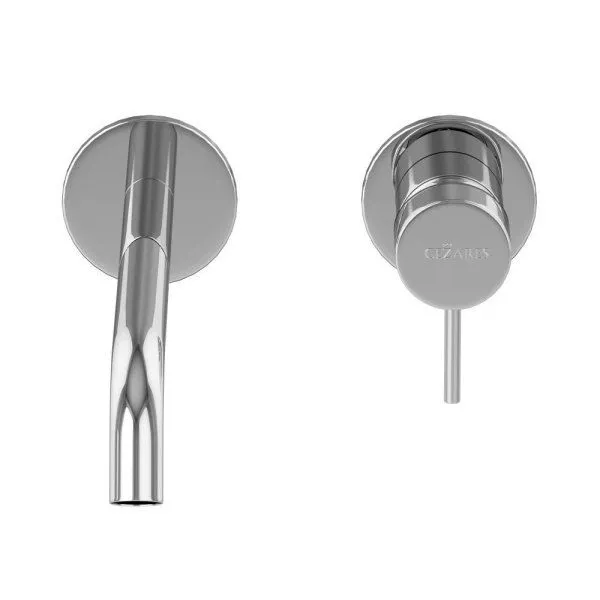 Смеситель для раковины встраиваемый CEZARES LEAF-BLI2-20-L-01-W0, Хром