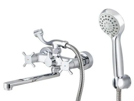Смеситель для ванны с душем KAISER Cuatro (58022) - купить в Москве по низкой цене в интернет-магазине с доставкой по всей России | HITsant Смеситель для ванны с душем KAISER Cuatro (58022)