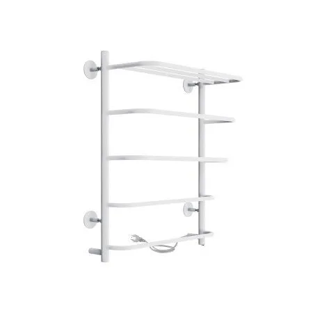 Полотенцесушитель Электрический Лесенка INDIGO LHE60-50WMR, Белый матовый