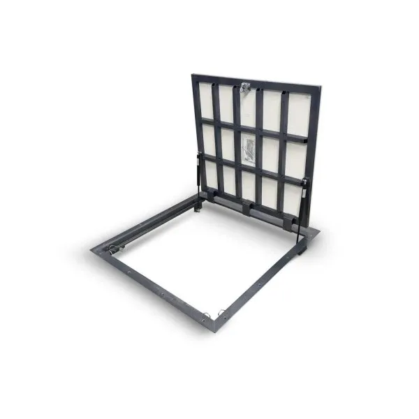 Напольный люк на амортизаторах Практика Портал 90-90