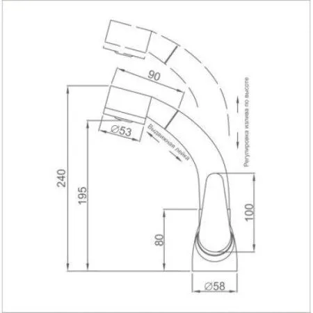 Смеситель Ledeme L1055-21 хром - купить в Москве по низкой цене в интернет-магазине с доставкой по всей России | HITsant Смеситель Ledeme L1055-21 хром