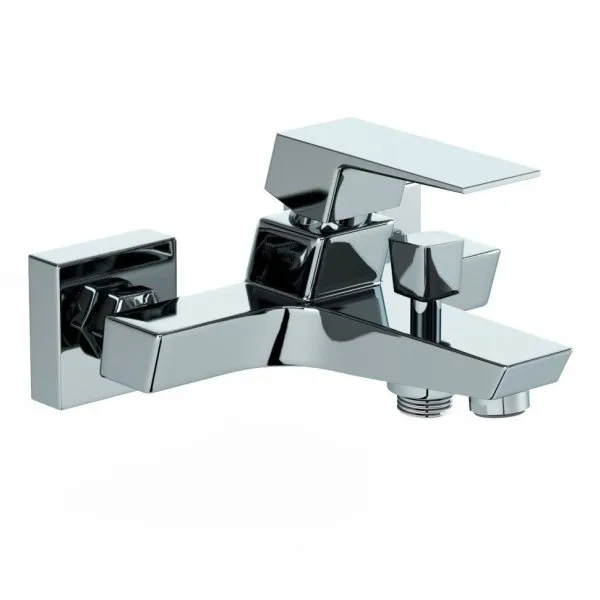 Комплект смесителя 3в1 Paini Torre 98NHCRJCSEZUT2RL3VYR1BMZR для раковины и ванны с душевым комплектом, хром