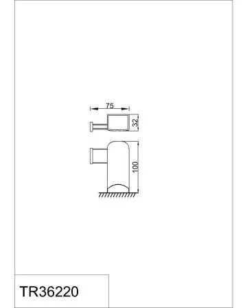 Крючок одинарный RUSH Thira (TR36220)