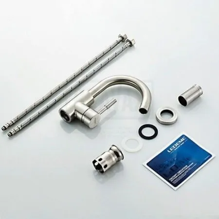 Смеситель Ledeme L1098-3 нержавеющая сталь