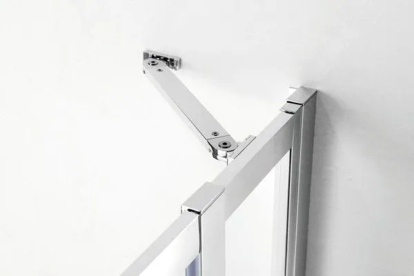 Душевой уголок Cezares Molveno MOLVENO-AH-22-120/110-C-Cr-IV 120x110x195 прозрачное/хром - купить в Москве по низкой цене в интернет-магазине с доставкой по всей России | HITsant Душевой уголок Cezares Molveno MOLVENO-AH-22-120/110-C-Cr-IV 120x110x195 прозрачное/хром