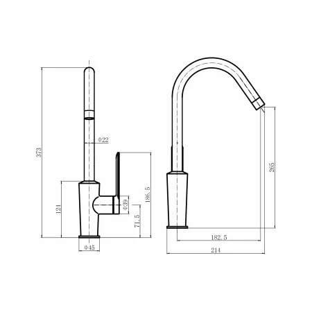 Смеситель для кухни  FASHUN (A54025-8)