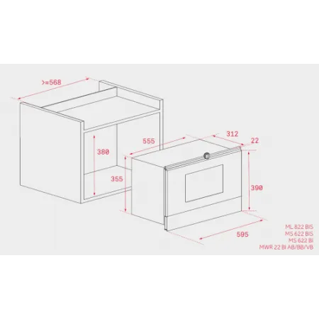 Микроволновая печь Teka ML 822 BIS L