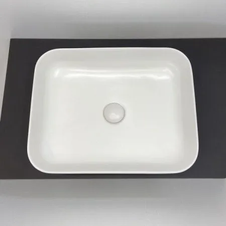 Накладная Раковина Comforty T-Y9378MW белая матовая - купить в Москве по низкой цене в интернет-магазине с доставкой по всей России | HITsant Накладная Раковина Comforty T-Y9378MW белая матовая