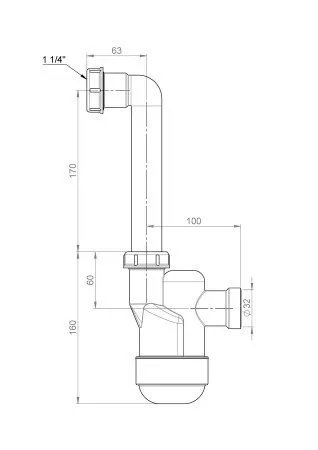 Сифон для кондиционера PREVEX Ventloc (3000008)