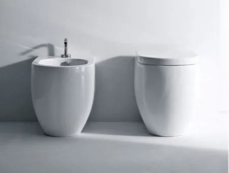 Чаша для приставного унитаза Kerasan Flo 311601 белый