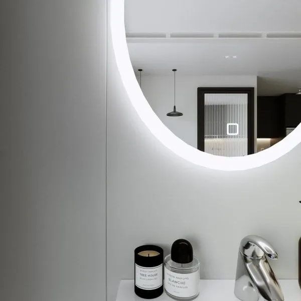 Зеркало Бриклаер Эстель-3 60 с подсветкой LED, сенсор на зеркале