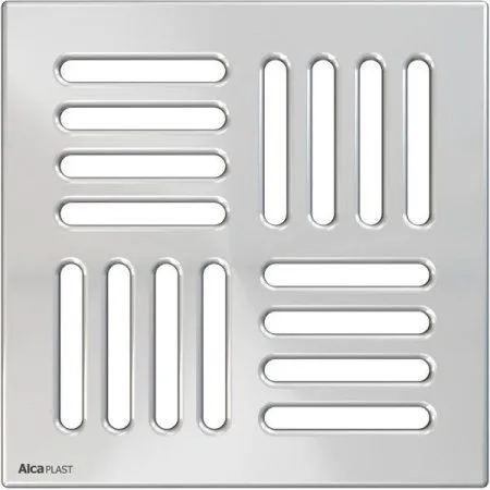 Решетка AlcaPlast MPV005 нержавеющая сталь