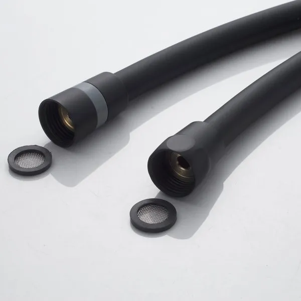 Смеситель для душевой кабины однорычажный  Shevanik S4716H, Черный