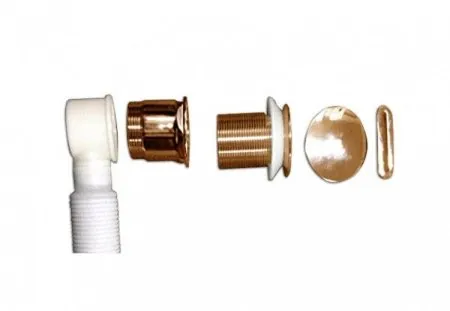 Слив-перелив BelBagno BB39-OVF-BRN для ванны, бронза