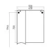 Зеркало-шкаф MIXLINE ОДИССЕЙ-55 (524930)
