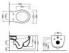 Унитаз подвесной Hatria Le Fiabe Y1CD01