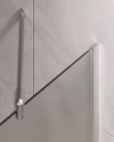 Шторка для ванны Timo TC-60/00F-8 в узком профиле 1400*600, стекло матовое 8 мм (T16)