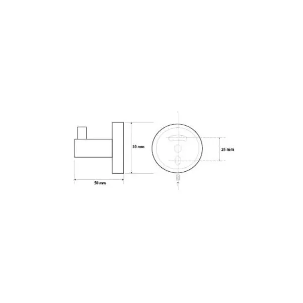 Крючок Bemeta Dark 104106020