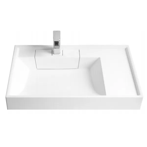 Тумба с раковиной Aquaton Лондри 1A236101LH010 20 белый глянец