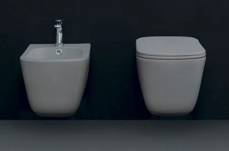 Чаша для подвесного унитаза Kerasan Tribeca 511401 безободковый, белый