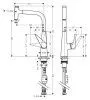 Смеситель Hansgrohe Talis Select S 72821000 для кухонной мойки