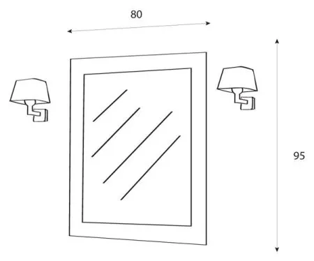 Мебель для ванной Cezares Lady  bianco perla frassinato nero