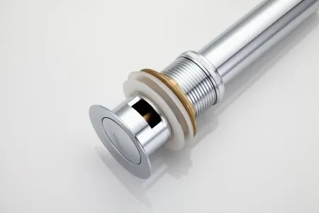 Донный клапан для раковины с переливом Frap F66-2, хром