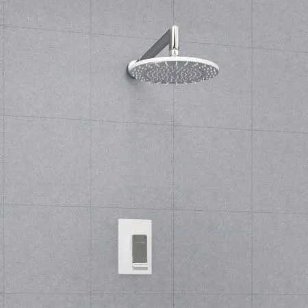 Встраиваемая душевая система WasserKRAFT A12667WHITE белый, хром