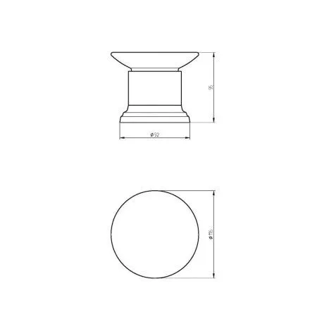 Мыльница Migliore Mirella 17159 настольная, бронза