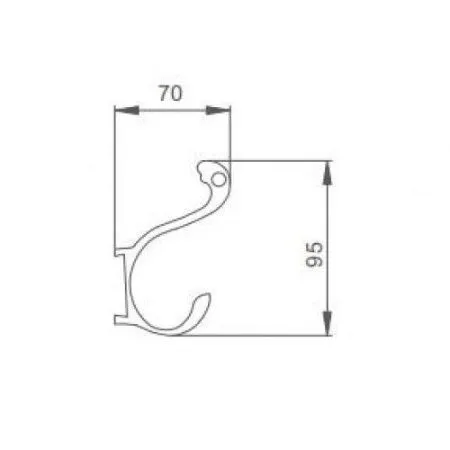 2-ой крючок Frap F204-2