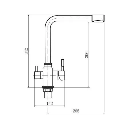 Смеситель для кухни FASHUN (A54309)