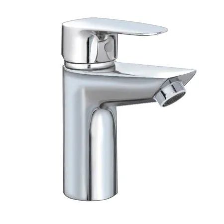 Смеситель для раковины AQUAme Prato AQMP6110 хром - купить в Москве по низкой цене в интернет-магазине с доставкой по всей России | HITsant Смеситель для раковины AQUAme Prato AQMP6110 хром