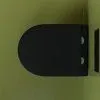 Унитаз подвесной Ceramica Nova Uno CN11001MB микролифт, черный матовый